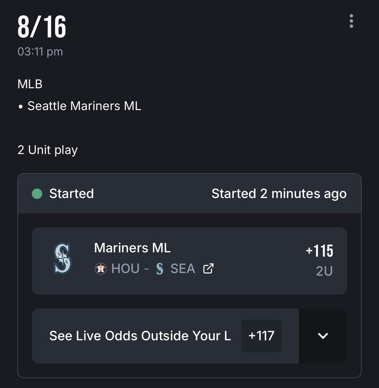 MAIN PLAY pick — July 1, 2026